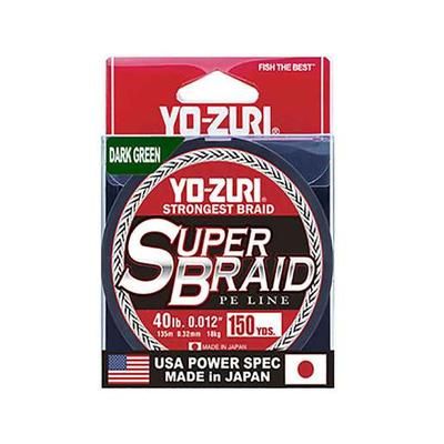 Yo-Zuri SuperBraid PE Braided Fishing Line - Dark Green