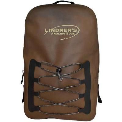 Heavy Hauler Lindner's Angling Edge Shield Series Waterproof Tackle Backpack - Brown 1720 cu in