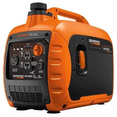 Generac GP3300i 3300/2500 Watts Inverter Generator - Orange & Black