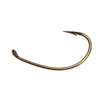 Daiichi 1130 Wide-Gape Scud Curved Shank Hooks - Bronze 10