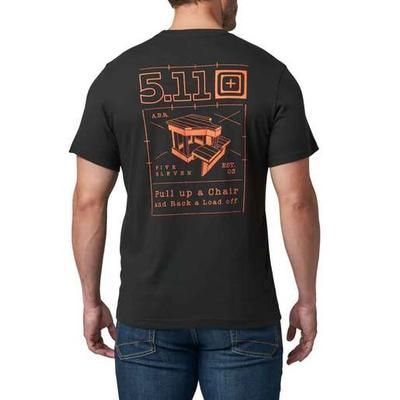 5.11 Men's Pull Up A Chair Short-Sleeve Casual Shirt - Black M