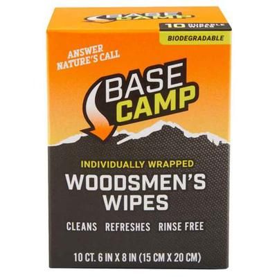 Dead Down Wind Base Camp Biodegradable Woodsmen's Wipes - 10 Count - Orange