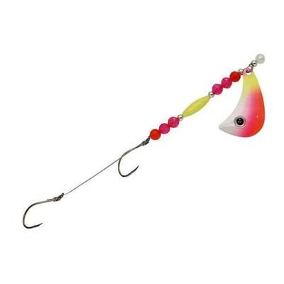 Challenger Lures Three D Worm Tomahawk Blade Harnesses - Firetiger Hologram