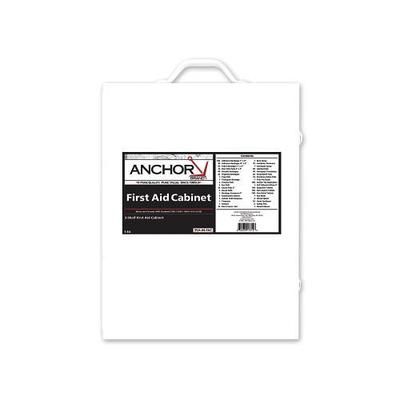 Anchor Brand 3 Shelf First Aid Cabinet, 150 Person, Metal Case, Includes 800 Pieces (101-3SH-M-FAC)