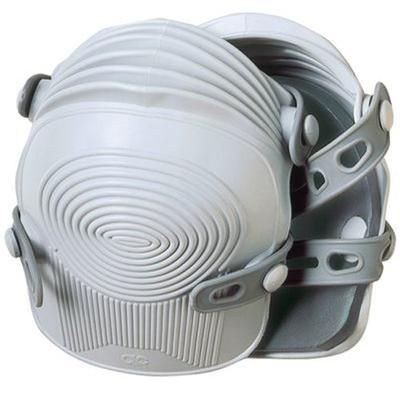 CLC Custom Leather Craft Ultraflex Non-Skid Knee Pads, Synthetic Rubber Straps, Light Gray (201-361)