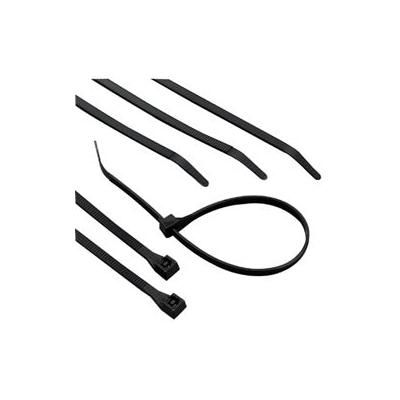 Gardner Bender Heavy-Duty Cable Ties, 120lb Tensile Strength, 12 in L, UV Black,100/Bag (623-46-412UVB)