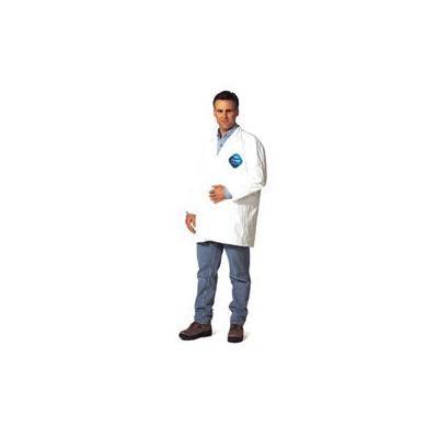 Extensis Tyvek 400 Two Pocket Lab Coat, 2X-Large, White (251-TY212S-2XL)