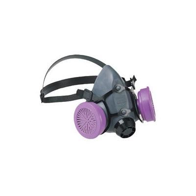 North Safety 5500 Series Low Maintenance Half Mask Respirator, Medium (068-550030M)