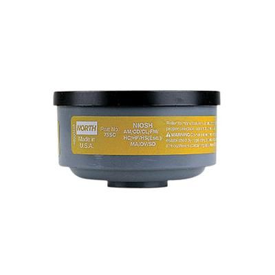 North Safety Gas and Vapor Cartridge, Black, Organic Vapor (068-N75001L)