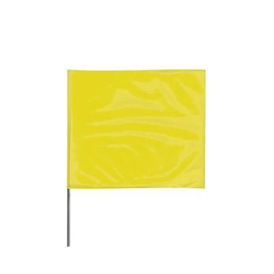 Presco Stake Flags, 2 in x 3 in, 21 in Height, Yellow (764-2321Y)