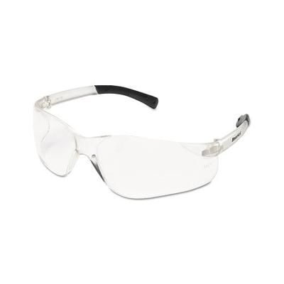 MCR Safety BearKat BK1 Series Safety Glasses, Clear Lens, MAX6 Anti-Fog, Duramass Scratch-Resistant, Clear Frame (135-BK110PF)