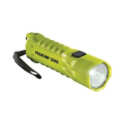 Pelican 3315 Led Flashlight Gen 3, 3 AA, 160 Lumens, Hi-Vis Yellow (562-033150-0103-245)