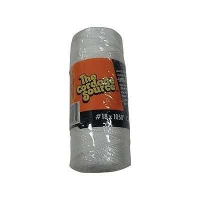 Orion Ropeworks Twisted Nylon Twine, 18 lb Cap., 1,050 ft, Nylon, White (811-82-WA)