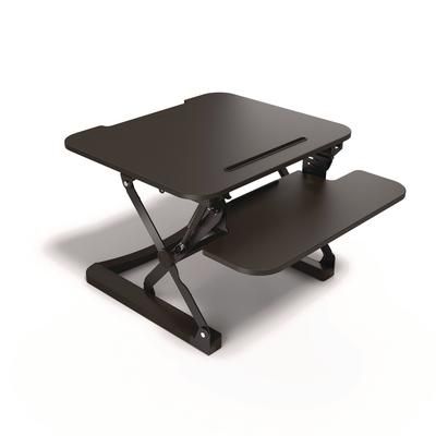 Union & Scale FlexFit Manual Adjustable Desk Converter, 26.7 x 30.8 x 5.9 to 19.6, Black (UOS44901)