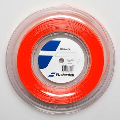 Babolat RPM Rough 16 660' Reel Tennis String Reels Fluo Red