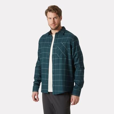 Helly Hansen Men’s Aker Flannel Long Sleeve Shirt Green L