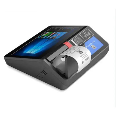 11.6inch Android POS Terminal with 80mm Thermal Printer/ NFC reader/ VFD display For Food Court
