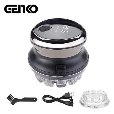 Easy Cut DIY UFO Hair Clipper Trimmer for Men Even Cordless Rotary Hair Cut Cutting Kit Sharp Circular Blades