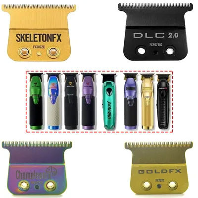 Compatible with BabylissPRO 707Z JUCAI F7878 Professional Barber Trim Barber Shop Replacement Carbon Steel Bit DLC Blade