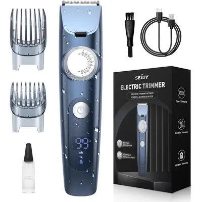 SEJOY Beard Trimmer for Men Hair Clipper for Mustache Clippers for Hair Cutting Cordless Hair Trimmer