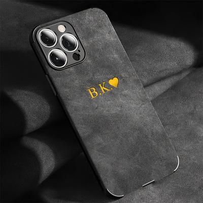 TEMU Personalized Case For 15 14 11 Pro Max Plus Customized Name Letters Engraved 3d Diy Luxury Soft Leather Shockproof Case For 15 14 11 Pro Max Gifts
