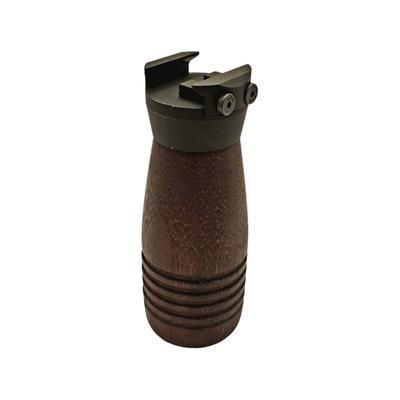 JMK Wood Vertical Foregrip Assembly Grooved Picatinny Standard A3 Base VFG-PA02
