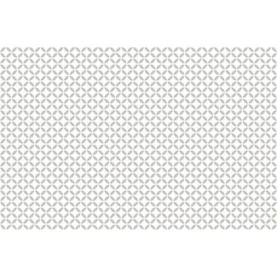 Tappeto in vinile con motivi grigi 295x195cm