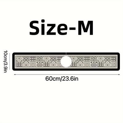 TEMU Retro Kitchen Sink Splash Guard Faucet Mat, 3 Sizes, 1pc