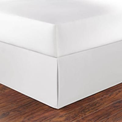 Twin White Tailored Bedskirt