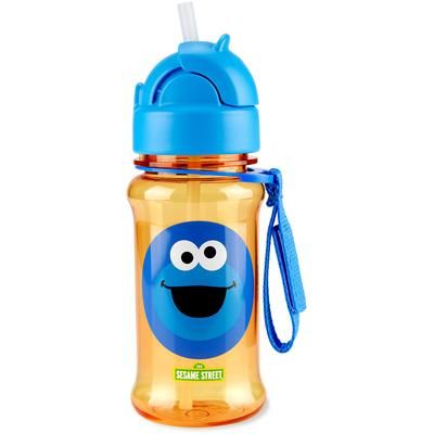 Skip Hop Sesame Street Straw Bottle With Tritan Renew - Cookie Monster