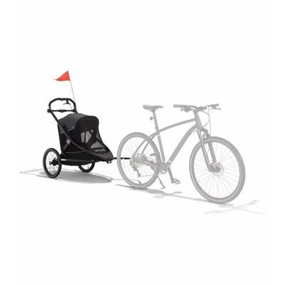 Baby Jogger City Prix Jogger + Bike Trailer + Weather Shield Bundle - Ambition Black