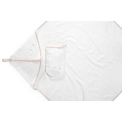 Stokke Hooded Towel - Pink Bee