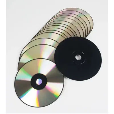 Wholesale 5 Discs Grade A+ 52x 700 MB Blank Silver Back Black CD-R