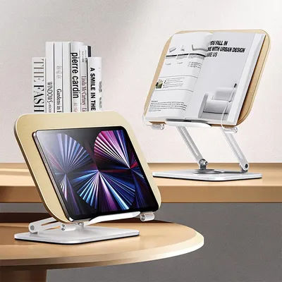 360° Adjustable Reading desk Laptop Table pliante Book Stand Home Office Study Rotating Reading table Books Holder