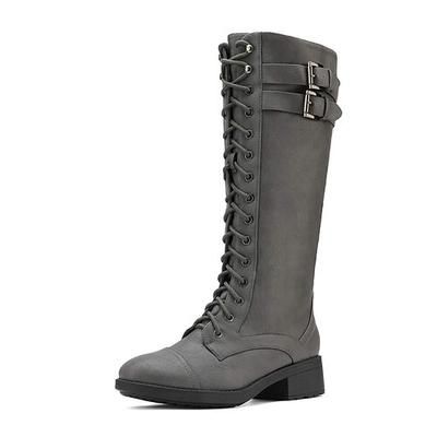 Medievale Rinascimento Scarpe Stivali al ginocchio Costume Per uomo Per donna Costumi da pirata Stile Steampunk Mascherata Festa / Sera LARP Fiera Rinascimentale Adulti Scarpe