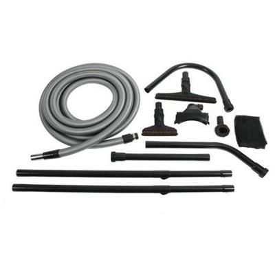 18' Residential Central Vacuum High Reach System with Four Piece Tool Kit and 30 Foot Hose 93455
