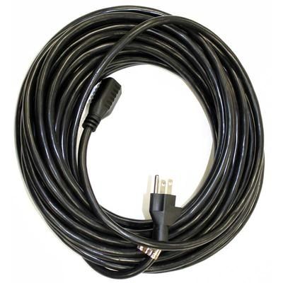 50 Foot 16/3 Black Extension Cord