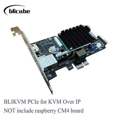 BliKVM PCIe "KVM over IP" Raspberry Pi CM4 PoE HDMI CSI PiKVM v3