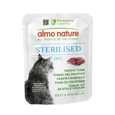 6x50g Pacific Tuna Sterilised HFC Almo Nature Wet Cat Food