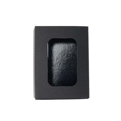 Black Two Piece Paper Boxes 3 3/4" x 2 1/2" x 2 1/4" 25 pack MBS8B