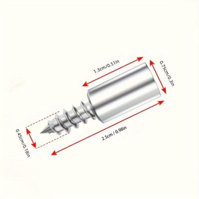 TEMU 30pcs Heavy Duty Shelf Support Pins - Adjustable, Load-bearing - Suitable For Cabinets, Bookshelves And Wardrobes - Rust-proof And