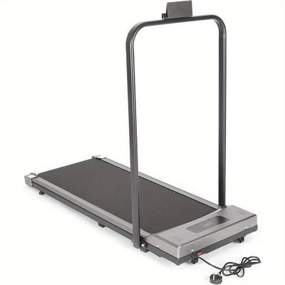 TEMU 2.5hp Foldable Under Desk Treadmill With Silent Motor & Shock Absorption - 260 Lbs Weight Capacity, Space-saving Home , & Rubber Running Belt For Walking, Jogging, Running (black)