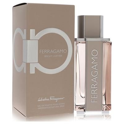 Salvatore Ferragamo Bright Leather For Men By Salvatore Ferragamo Eau De Toilette Spray 3.4 Oz