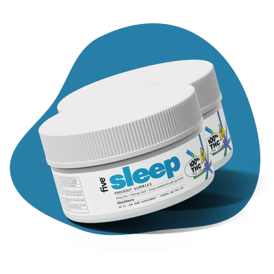 knockout sleep 5mg thc gummies