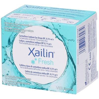 Collirio Xailin Fresh 30 Flaconcini X 0,4 Ml 30x0,4 ml Gocce oftalmich