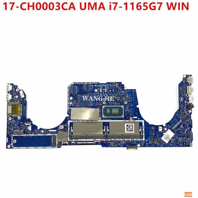 For HP ENVY 17-CH0003CA 17-CH Laptop Motherboard M45792-601 M45792-001 UMA i7-1165G7 WIN 203036-1 448.0MK06.0011 Tested