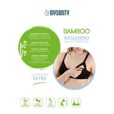 MYSANITY Reggiseno Allattamento Supporto Extra Coppa C Bianco 1 St