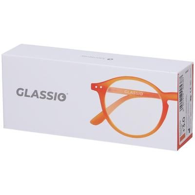 Occhiali da Lettura Glassio Monterey Colore Arancione Gradazione +3,0