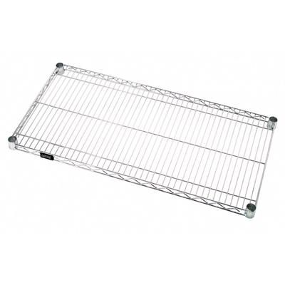 Quantum Food Service 1842C Chrome Wire Shelf - 42"W x 18"D, Silver