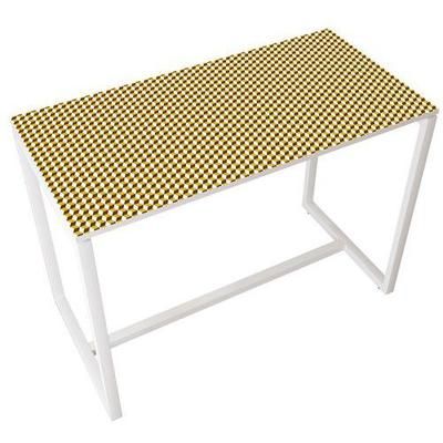 table réunion haute 6 pers plateau safran- manutan expert
